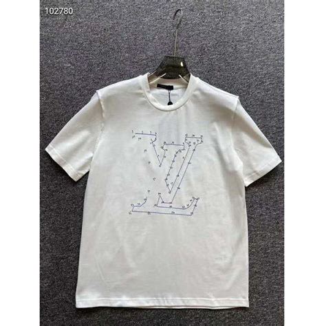 lv embroidered t shirt